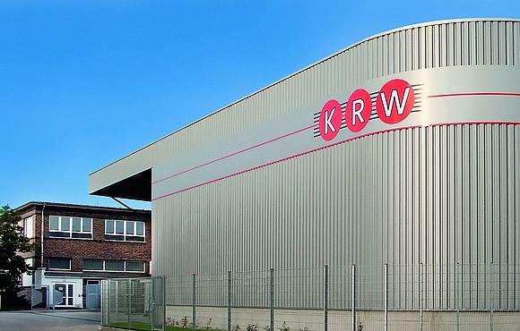 Ansicht des neuen Gebäudes des KRW Betriebsgeländes