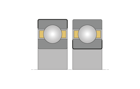Current-insulated Bearings symbols