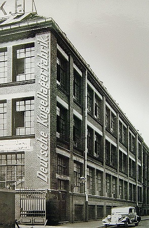 Former production site of the deutsche Kugellagerfabrik ca. 1904